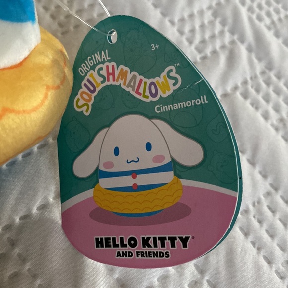 SANRIO SQUISHMALLOWS 6" Cinnamoroll Beach Swim Pool NWT - Picture 2 of 5